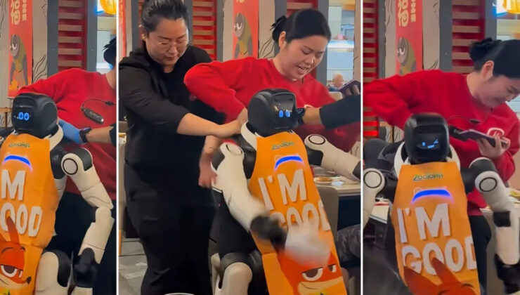 Dans Eden Robot Restoranda Kontrolden Çıktı: Geleceğin Tehlikeleri mi?