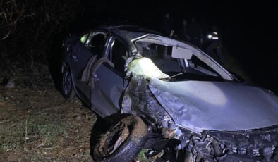 Kahta’da Feci Kaza: Otomobil Şarampole Devrildi, 1 Ölü, 4 Yaralı