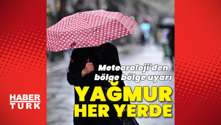 Son Dakika: Türkiye’yi Yağışlı Hava Bekliyor! Meteoroloji’den Yağmur, Kar ve Çığ Uyarısı