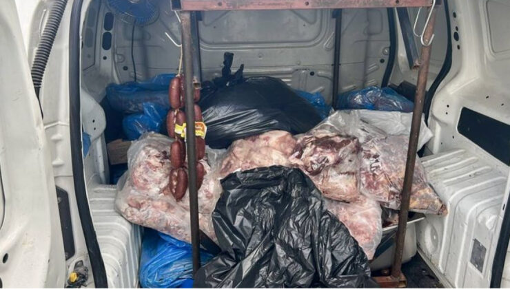 Kırşehir’de Bozulmuş Et Operasyonu: 340 Kilo Et Ele Geçirildi, Sürücüye Ceza Yağdı