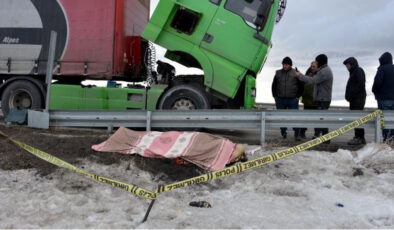 TIR’ını Tamir Ederken Kalp Krizi Geçiren Gürcü Sürücü Hayatını Kaybetti