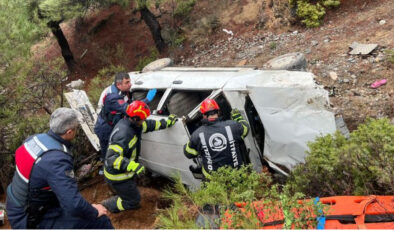 Denizli’de Feci Kaza: Otomobil Uçuruma Yuvarlandı, 1 Ölü, 1 Yaralı