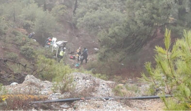 Denizli’de Feci Kaza: Şarampole Yuvarlanan Otomobilde 1 Ölü, 4 Yaralı