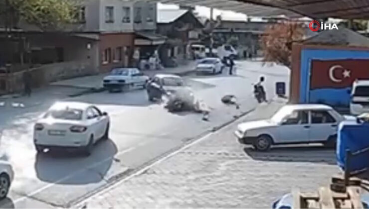 Hatay’da Korkunç Kaza: Dönüş Yapan Otomobille Çarpışan Motosiklet Sürücüsü Havaya Uçtu!