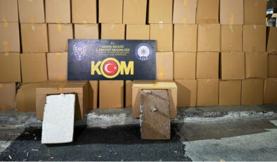 Adana’da Kaçak Makaron Operasyonu: 4.6 Milyon Kaçak Makaron Ele Geçirildi, 1 Tutuklama