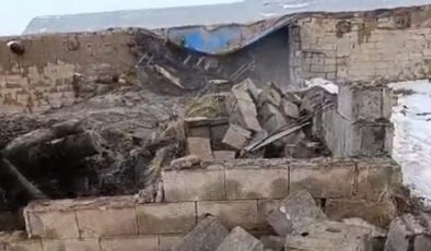 Van’da Aşırı Yağış Felaketi: Ahır Çöktü, 20 Küçükbaş Hayvan Telef Oldu