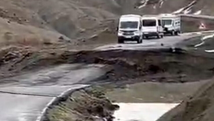 Bingöl’de Yağışlar Hayatı Felç Etti: Yelesen Köyü Yolunda Çökme Meydana Geldi, Ulaşım Durdu