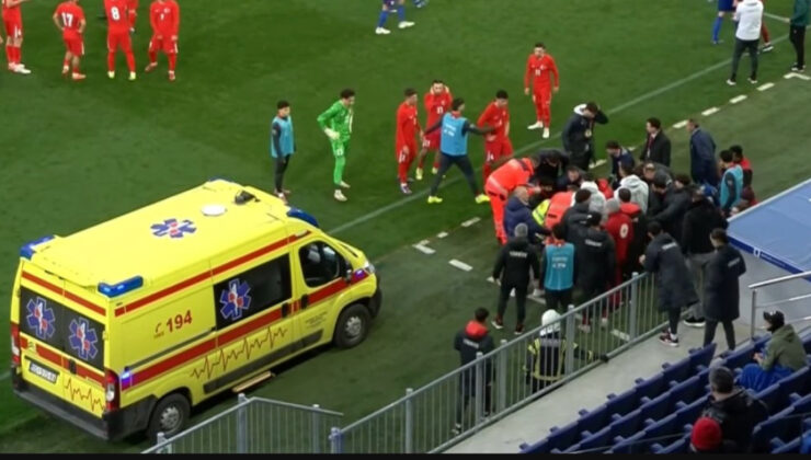 Son Dakika: Türkiye U21 Milli Takımı Teknik Direktörü Egemen Korkmaz Maç Esnasında Yere Yığıldı, Hastaneye Kaldırıldı
