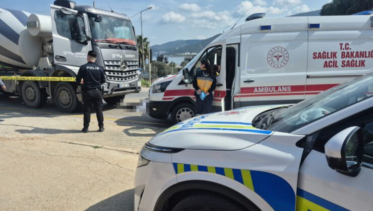 Bodrum’da Feci Kaza: Beton Mikserinin Çarptığı Yaşlı Adam Hayatını Kaybetti