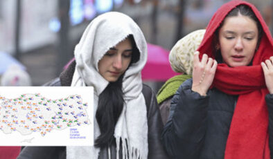 Hava Durumu: Yurdun Büyük Bölümünde Yağış ve Soğuk Hava Etkili Olacak, 6 İle ‘Sarı’ Alarm!