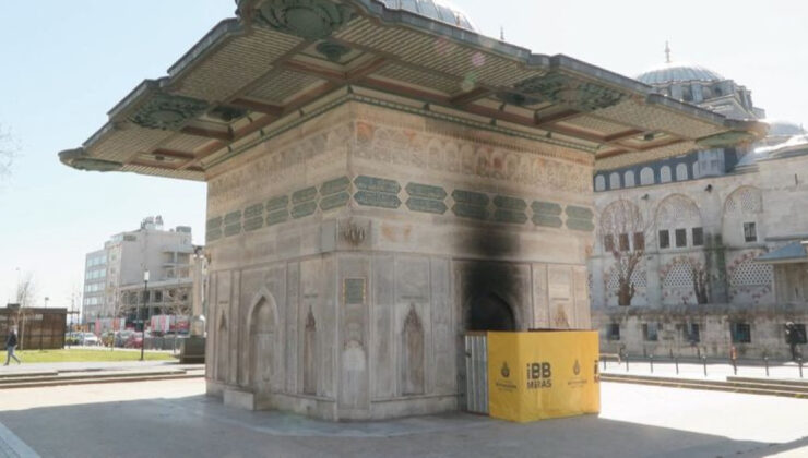 Tarihi Tophane Meydan Çeşmesi Yangınında Yeni Gelişme: Şüpheli Adliyeye Sevk Edildi
