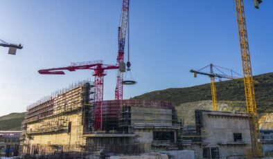 Akkuyu Nükleer Santrali’nde Dördüncü Ünitede Önemli Aşama: Baskı Kirişi Yerleştirildi