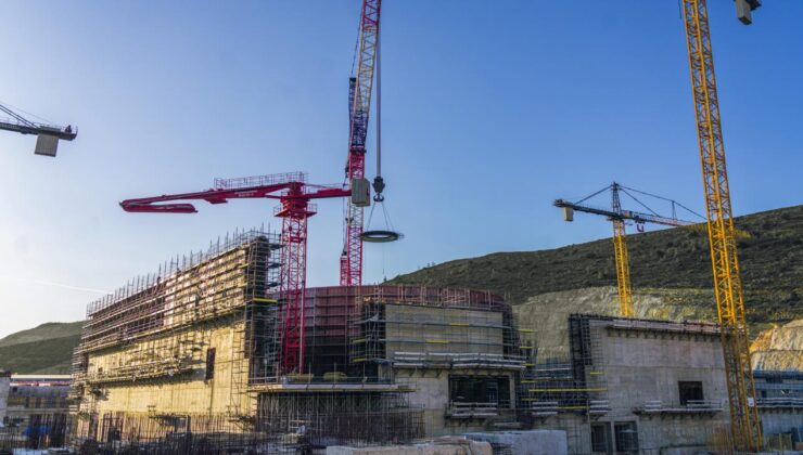 Akkuyu Nükleer Santrali’nde Dördüncü Ünitede Önemli Aşama: Baskı Kirişi Yerleştirildi