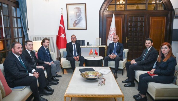 Bakan Ersoy ve Kuzey Makedonya Kültür Bakanı Ljutkov Ankara’da Kültürel İş Birliğini Görüştü