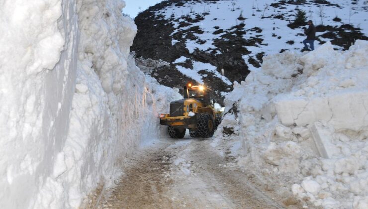 Bitlis’te Çığ Tehlikesi: Karbastı Köyü Yolu Çığ Nedeniyle Kapandı, Ekipler Çalışmalara Başladı