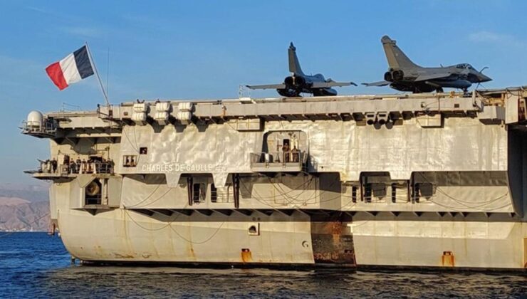 Fransa, Orta Doğu’daki Gerginlik Artarken Uçak Gemisi Charles de Gaulle’ü Doğu Akdeniz’e Sevk Etti