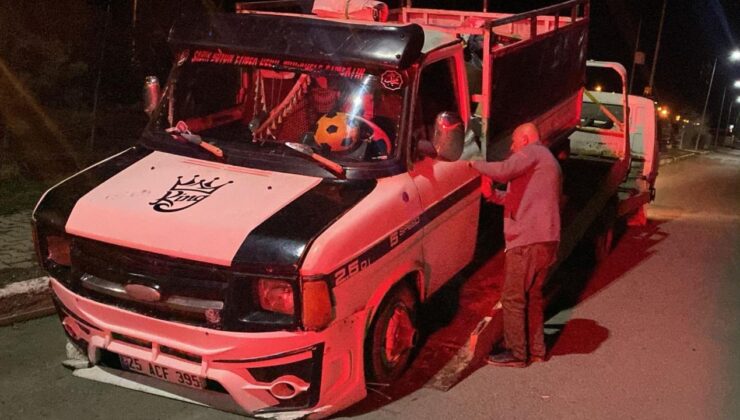 Erzurum’da Ehliyetsiz Sürücüye Rezalet: Uyuşturucu ve Yüksek Ceza
