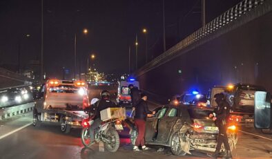 D-100’de Zincirleme Kaza: İstanbul Yönünde Trafik Durdu, Yaralılar Var