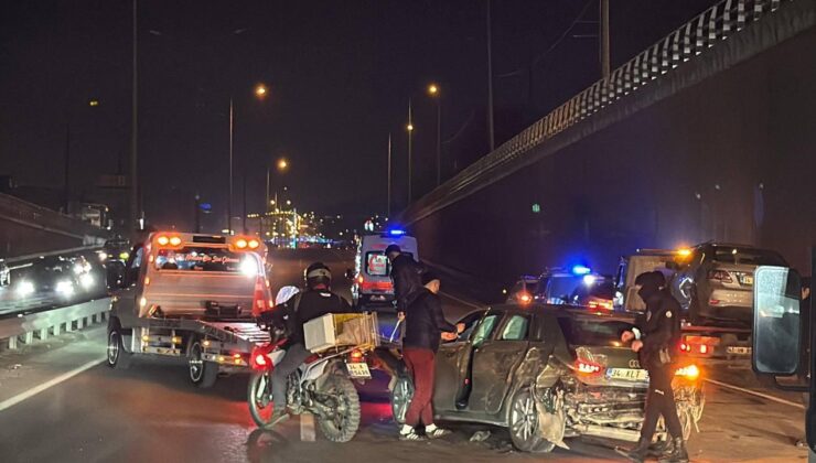 D-100’de Zincirleme Kaza: İstanbul Yönünde Trafik Durdu, Yaralılar Var