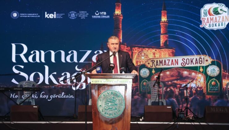 Bakan Bak’tan Lefkoşa’da Ramazan Coşkusu: ‘Türkiye Mazlumların Yanında’