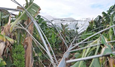 Mersin Silifke’de Dolu ve Fırtına Çiftçileri Vurdu: 150 Dönüm Sera Zarar Gördü