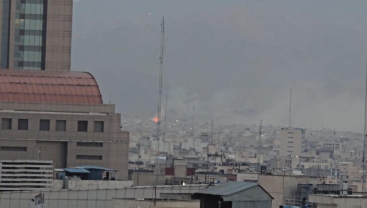 Son Dakika: Tahran’da Patlamalar ve Hava Savunma Sistemleri Devrede! Yoğun Dumanlar Yükseliyor