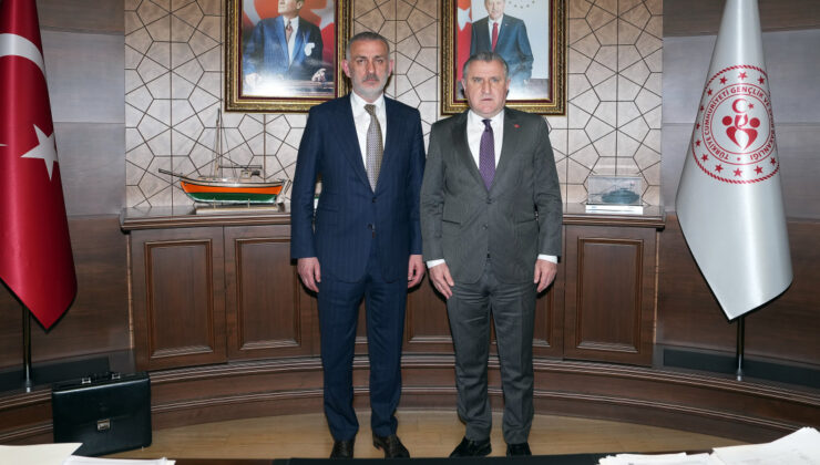 TFF Başkanı İbrahim Hacıosmanoğlu’ndan Bakan Bak’a Ziyaret: Futbol Gelişmeleri ve İstişareler