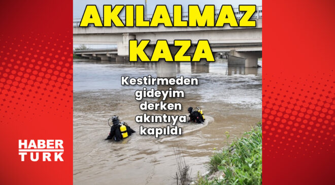 Bursa Karacabey’de Dereye Kapılan Sürücü Aranıyor: Yoğun Yağışlar Sonrası Kamyonet Sulara Gömüldü
