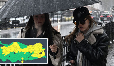 Hava Durumu: 38 İlde Sarı Alarm! Yağışlar Yurdun Büyük Bölümünde Etkili Olacak