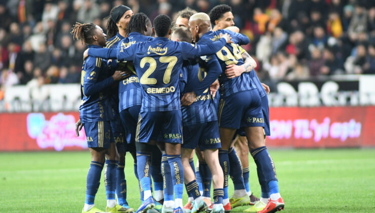 Fenerbahçe, Kayserispor’u Farklı Geçti, Şampiyonluk Yarışında Galibiyet Serisine Devam Ediyor