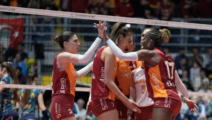 Galatasaray Daikin CEV Kupası Şampiyonluğuna Bir Adım Daha Yaklaştı: Chieri’yi Deplasmanda Yendi!