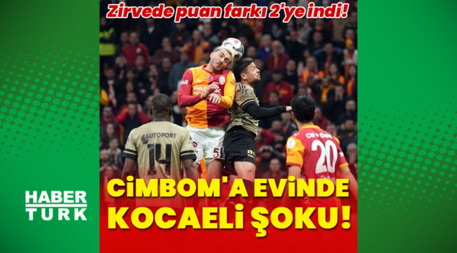 Galatasaray Şampiyonluk Yolunda Yara Aldı: Kocaelispor Beraberesiyle 2 Puan Kaybetti, Fenerbahçe’ye Yaklaştı
