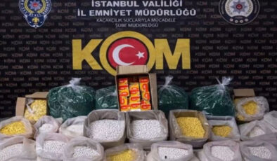 Bayrampaşa’da Sahte İlaç İmalathanesine Dev Operasyon: 1.5 Milyon Hap Ele Geçirildi