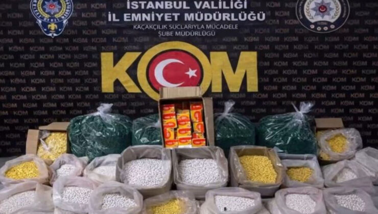 Bayrampaşa’da Sahte İlaç İmalathanesine Dev Operasyon: 1.5 Milyon Hap Ele Geçirildi