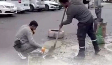 Batman Gültepe Sanayi Sitesi’nde Yollar Köstebek Yuvasına Döndü: Esnaf Çözümü Kendi Buldu