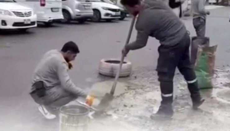 Batman Gültepe Sanayi Sitesi’nde Yollar Köstebek Yuvasına Döndü: Esnaf Çözümü Kendi Buldu