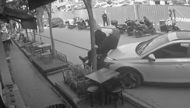 Şişli’de Kaldırımda Yürüyen Yayaya Otomobil Çarptı: Kaza Anı Güvenlik Kamerasında