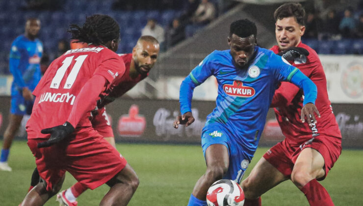 Çaykur Rizespor, Gaziantep FK’yı 2-1 Mağlup Ederek Galibiyet Serisine Başladı