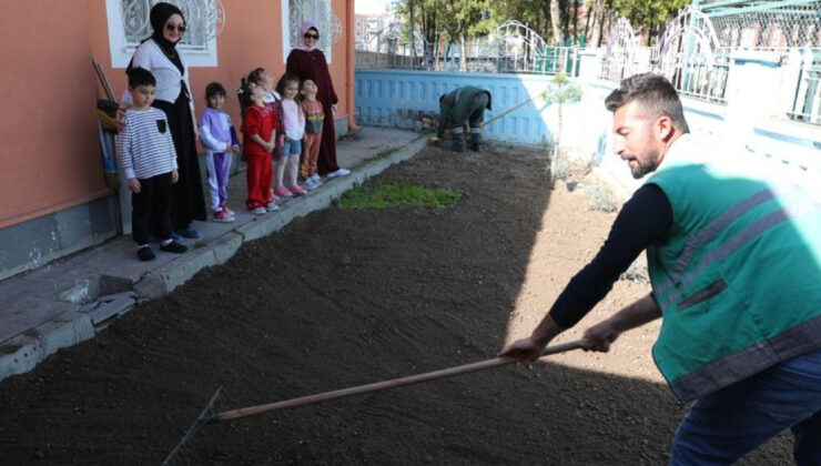 Kocasinan Belediyesi’nden Çocuklara Doğayla İç İçe Eğitim: Okullarda Tarım Alanları Hazırlandı