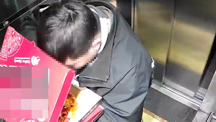 Düzce’de Şok Olay: Pizza Malzemelerini Yiyen Kurye Asansöre Tuvaletini Yaptı, Gözaltına Alındı