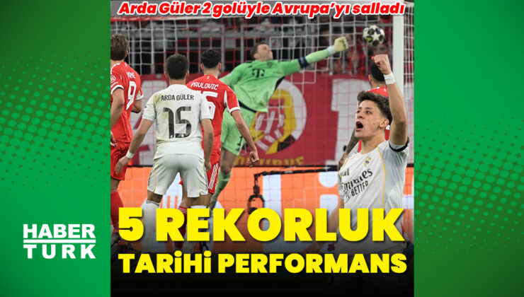 Arda Güler’den Şampiyonlar Ligi’nde Rekor Yağmuru: Bayern Münih’e Karşı İki Golle Tarihe Geçti
