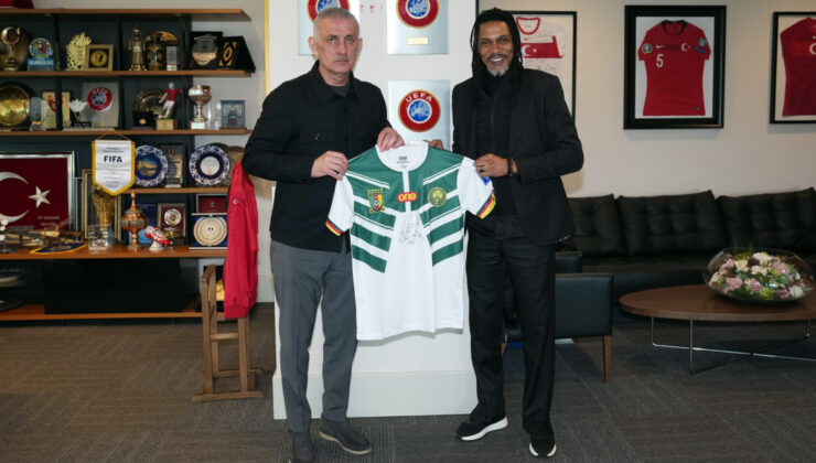 Rigobert Song’dan TFF’ye Ziyaret: Forma Hediyeleri ve Anılarla Dolu Bir Buluşma