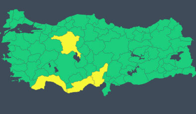 Son Dakika: İçişleri Bakanlığı’ndan 4 İle ‘Sarı’ Kodlu Uyarı! Kuvvetli Yağışlar Bekleniyor