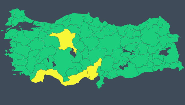 Son Dakika: İçişleri Bakanlığı’ndan 4 İle ‘Sarı’ Kodlu Uyarı! Kuvvetli Yağışlar Bekleniyor