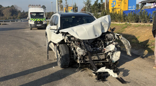 3. Köprü’de Elektrikli Araç Kazası: 120 km Hızla Giderken Aniden Durdu, Pert Oldu!