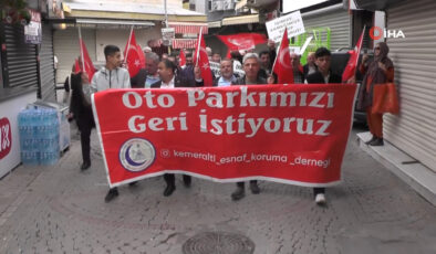 Kemeraltı Esnafından Otopark Tepkisi: “Otoparkımızı Geri İstiyoruz!”