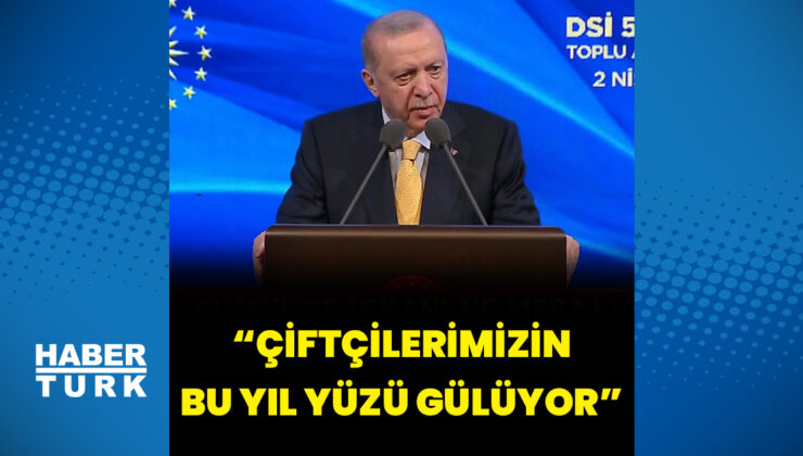 Erdoğan’dan Su Yönetimi ve Ekonomiye Katkı Vurgusu: 563 Tesisin Açılışı Yapıldı
