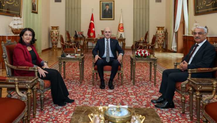 TBMM Başkanı Kurtulmuş’tan Siyasi Ziyaret: Pervin Buldan ve Mithat Sancar ile Görüşme