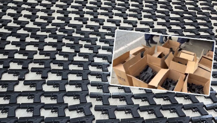 İstanbul Eyüpsultan’da Silah Kaçakçılığı Operasyonu: Kamyonette 1021 Tabanca Ele Geçirildi