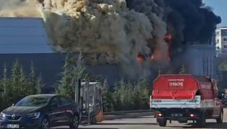 Ankara’da Boya Fabrikasında Yangın: Patlamalarla Birlikte Söndürme Çalışmaları Devam Ediyor